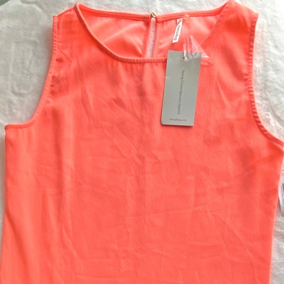 Red Dress Boutique Orange Shift Dress Size Large - Picture 3 of 13